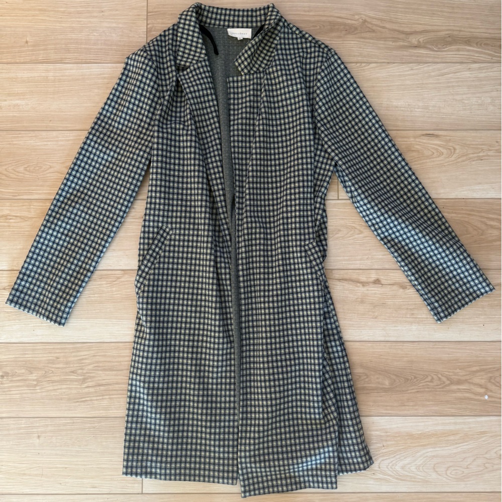 Plaid Longline Coat